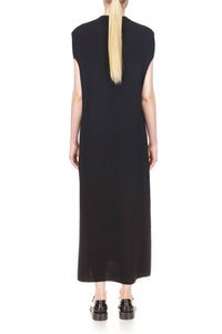 Marina Moscone - Long Sleeve Sheath Maxi Dress