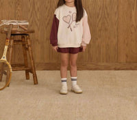 Rylee + Cru Legend Sweatshirt Short Set in love - item