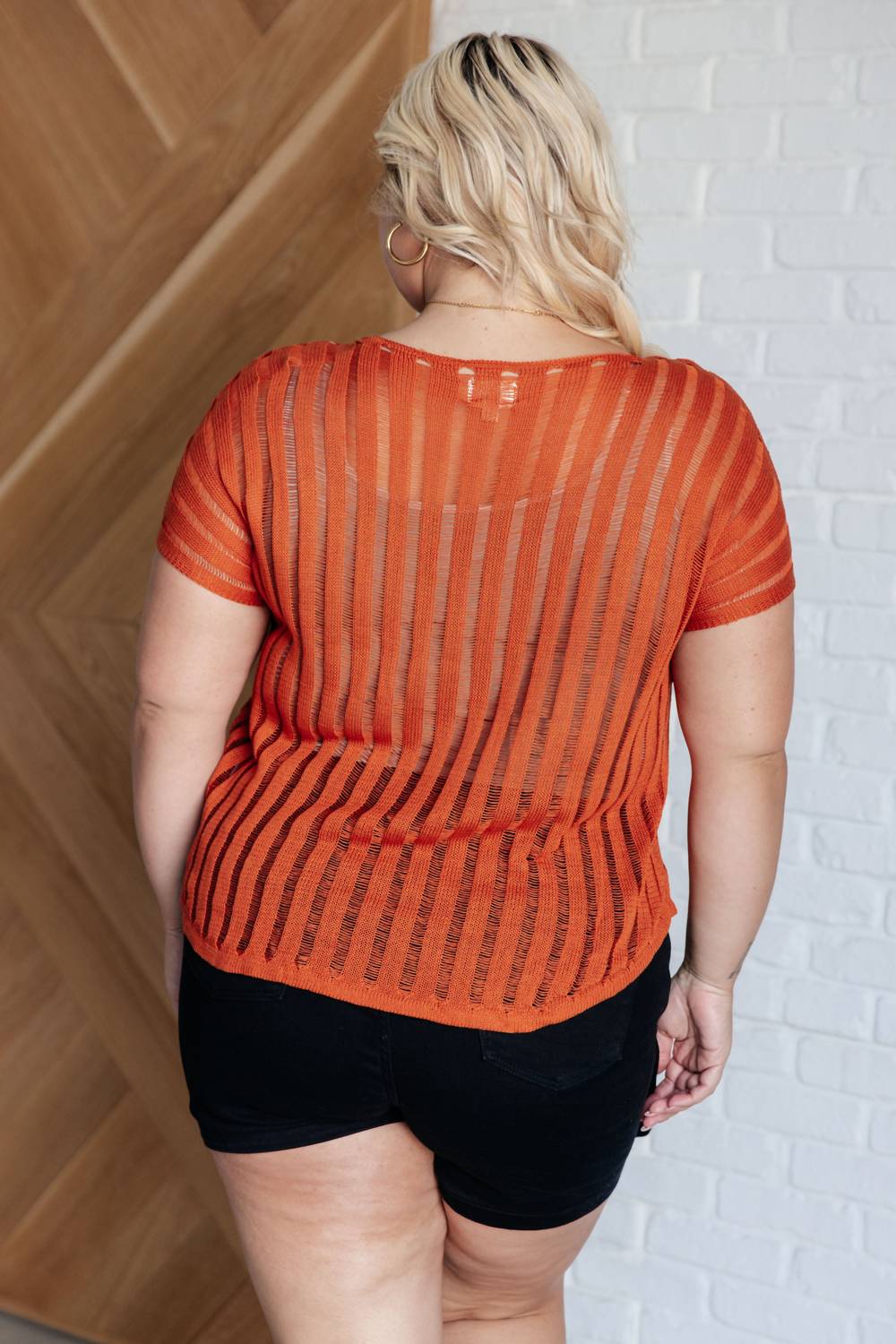 Bibi - Loose Open Knit Top