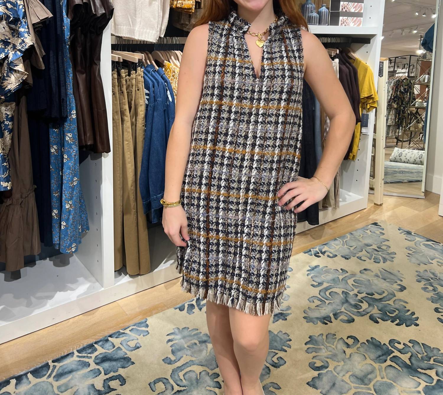 Thml - Sleeveless Tweed Dress