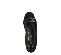 Ara Women's Buckle Block Heel Pump in black - women's heels - view 6