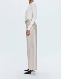 PISTOLA Tate High Rise Wide Leg Jeans in champagne luster - women's jeans - alternate view