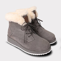 Lamo - Women's Lace-up Suede Demi Boots