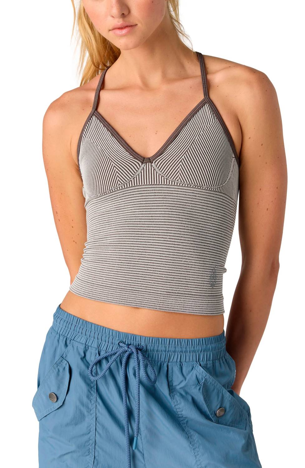 Free People - Perfectly Pleated Plunge Top