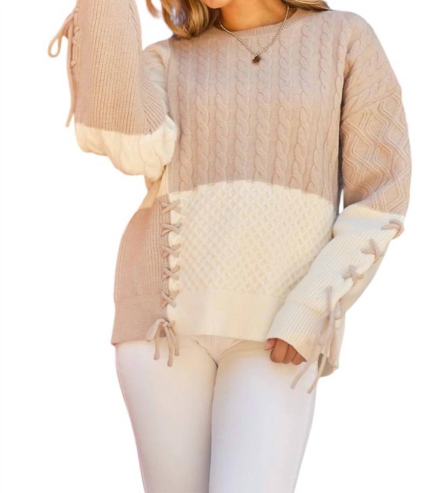 And The Why - Tied Me Up Sweater