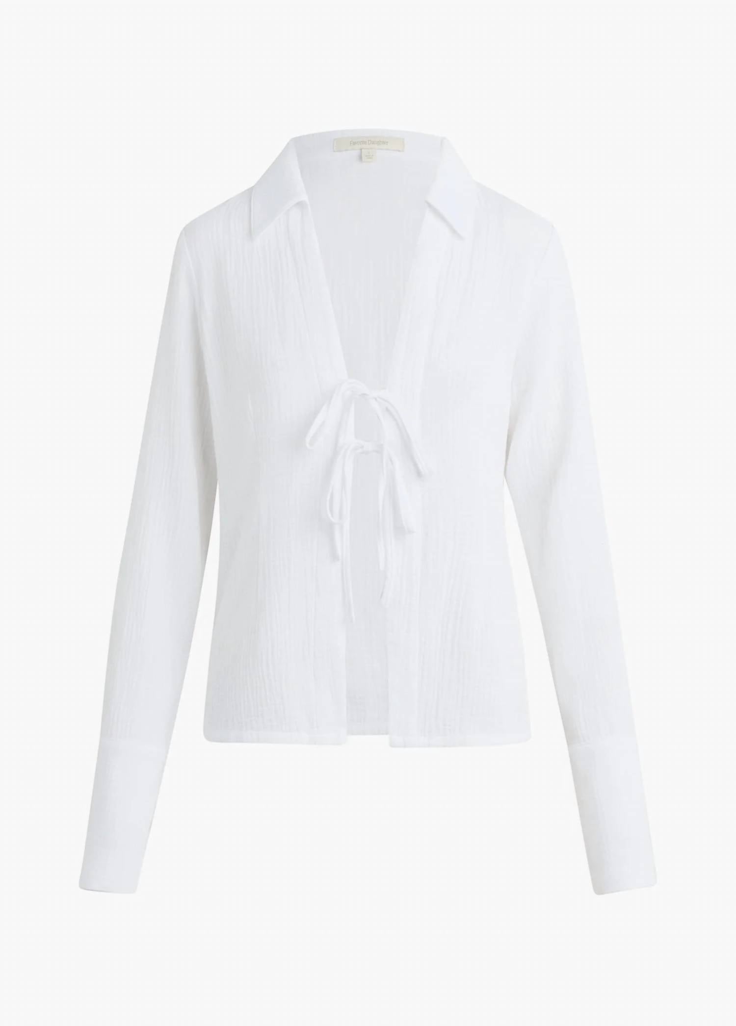 Favorite Daughter - Tied And True Long Sleeve Top