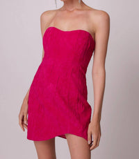 Line And Dot - Velvet Mini Dress