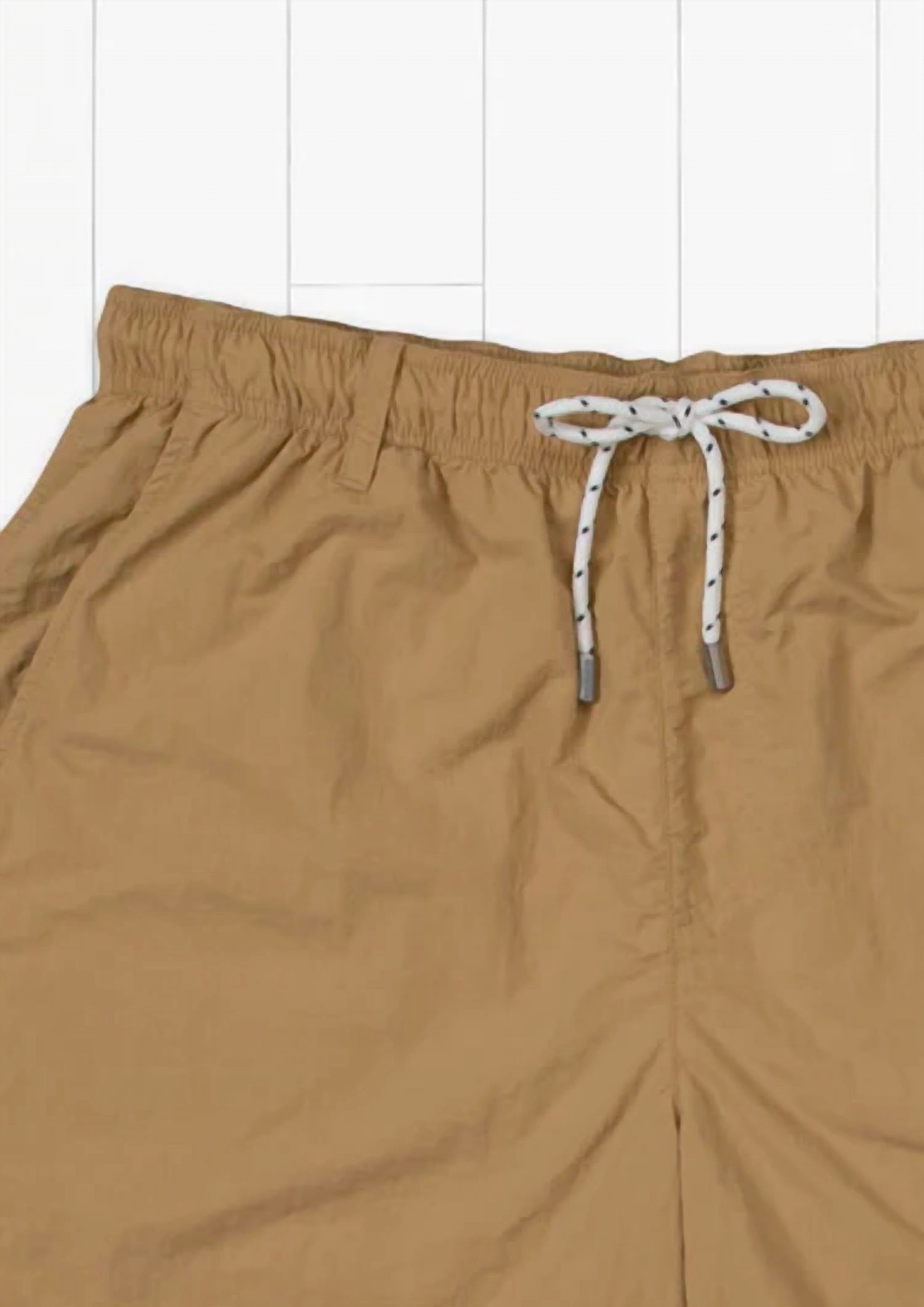 Southern Marsh Men's Dockside Swim Trunks in field khaki - men's swimwear - alternate view