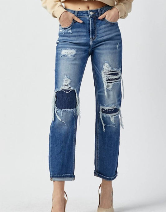 Risen - Gracie High Rise Straight Jeans