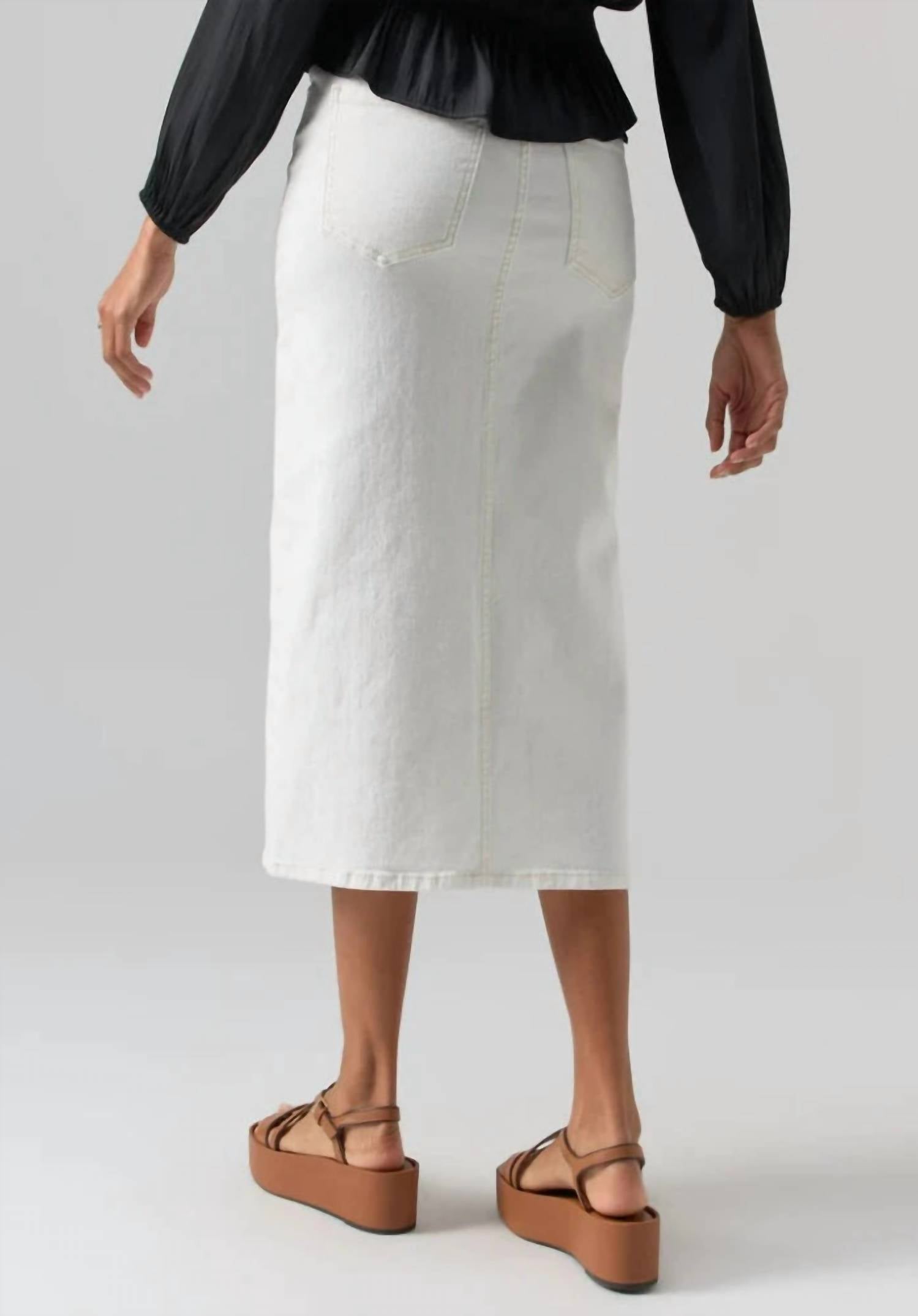 Sanctuary - Women's Denim Midi Skirt