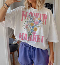Wknder - Flower Market Graphic Tee