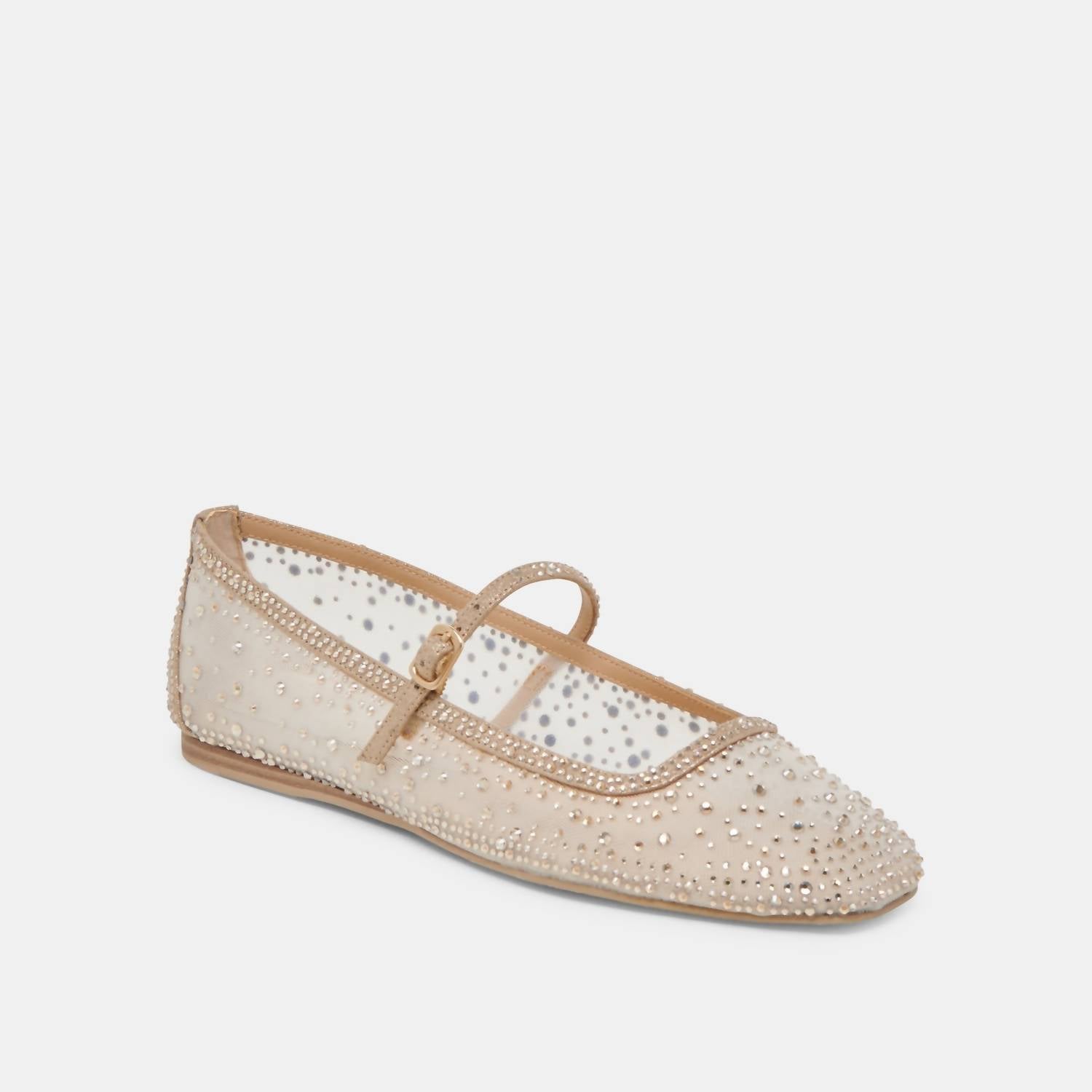 Dolce Vita - Women's Reyes Crystal Ballet Flat Shoes