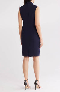 Eliza J - Tie Neck Sleeveless Sheath Dress