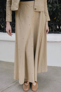 Hana & Co - Metallic Bloom Skirt