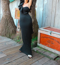 Little Secret Of Mine - One Shoulder Drape Dress