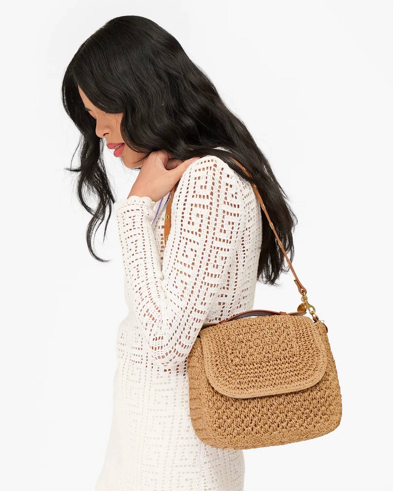 Clare V. - Women's Louis With Top Handle Shoulder Bag