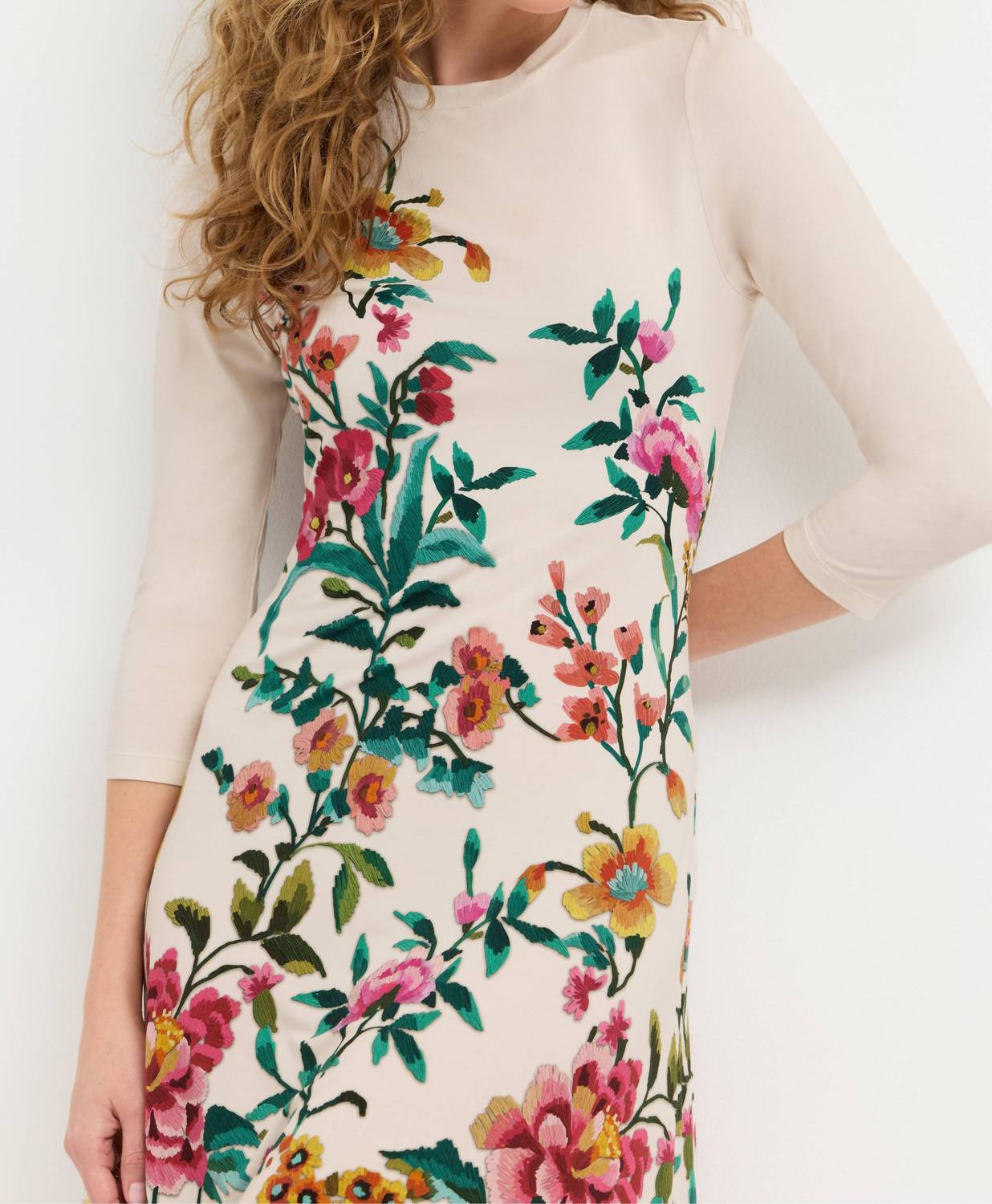 Johnny Was - JANIE FAVORITE 3/4 SLEEVE DRESS