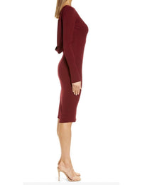 Katie May - Surrender Drape Cowl Back Midi Dress