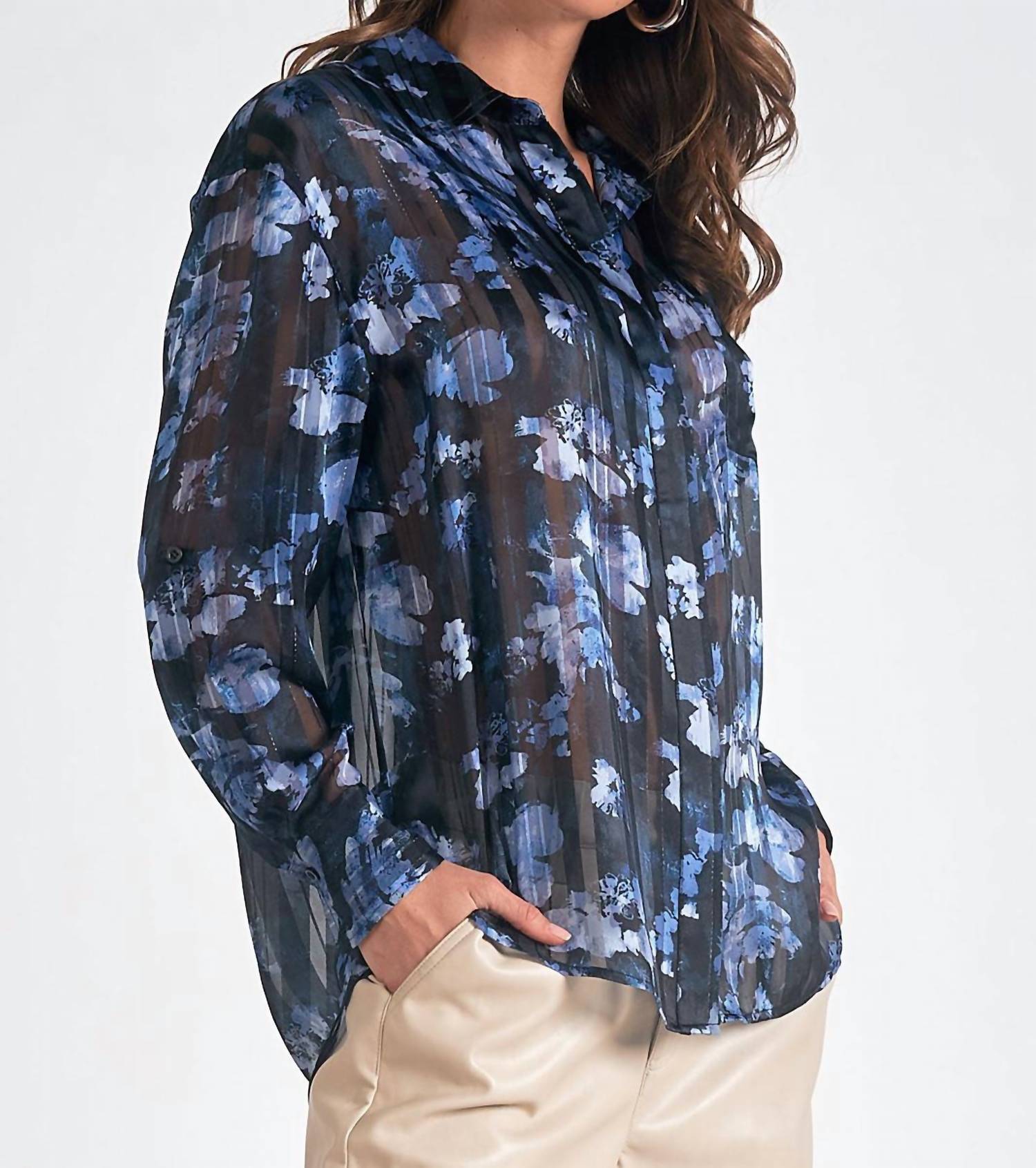 Elan - Women's The Watercolor Blouse
