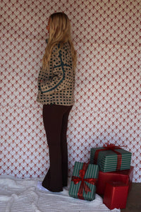 Very J - Women's Fuzzy Checkered Jacket