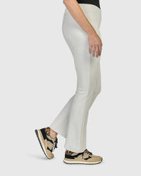ALEMBIKA Urban Calloway Kick Flare Pants in ice - women's pants - alternate view