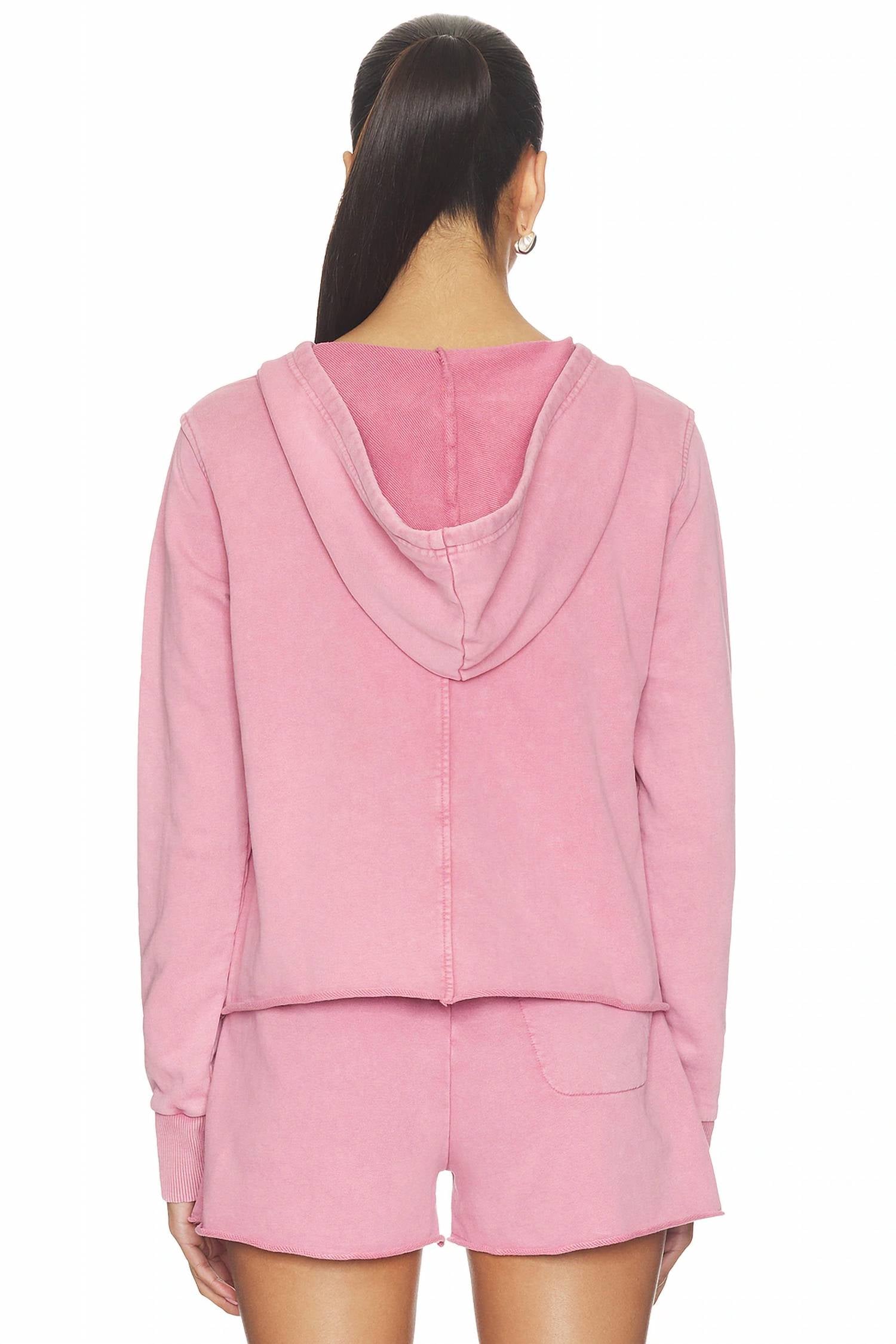 Bobi - Half Zip Cropped Hoodie