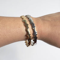 Jagged Halo Jewelry - Women's Yennefer Bangle Bracelet