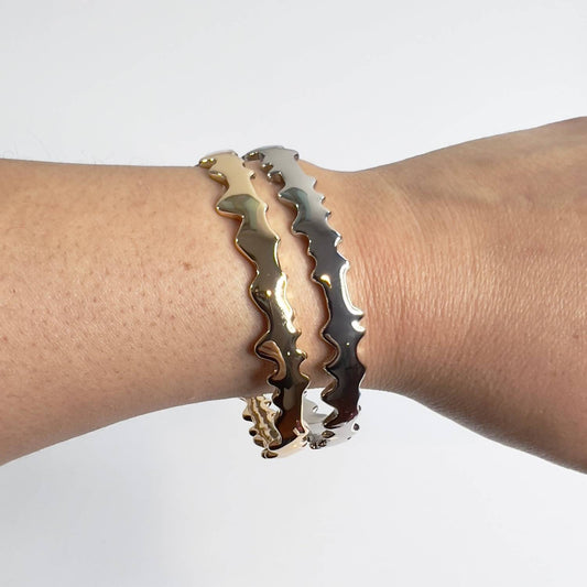 Jagged Halo Jewelry - Women's Yennefer Bangle Bracelet