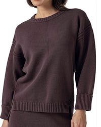 sundays Kalila Crewneck Sweater in brown - women's sweater
