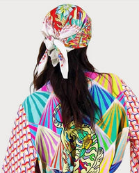Me369 Women's Sara Headkerchief in artisan - women's scarf - detail view