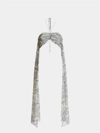 ETRO Women's Bandeau Halter Top in white - women's blouse