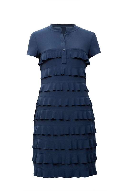 Joseph Ribkoff - TIERED RUFFLE DRESS