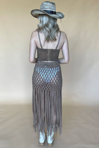 Love Sense - Mojave Fringe Skirt