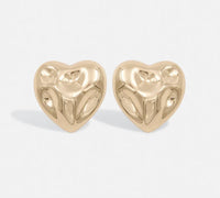 Essentiel Antwerp - WOMEN'S HORACE TEXTURED HEART STUDS