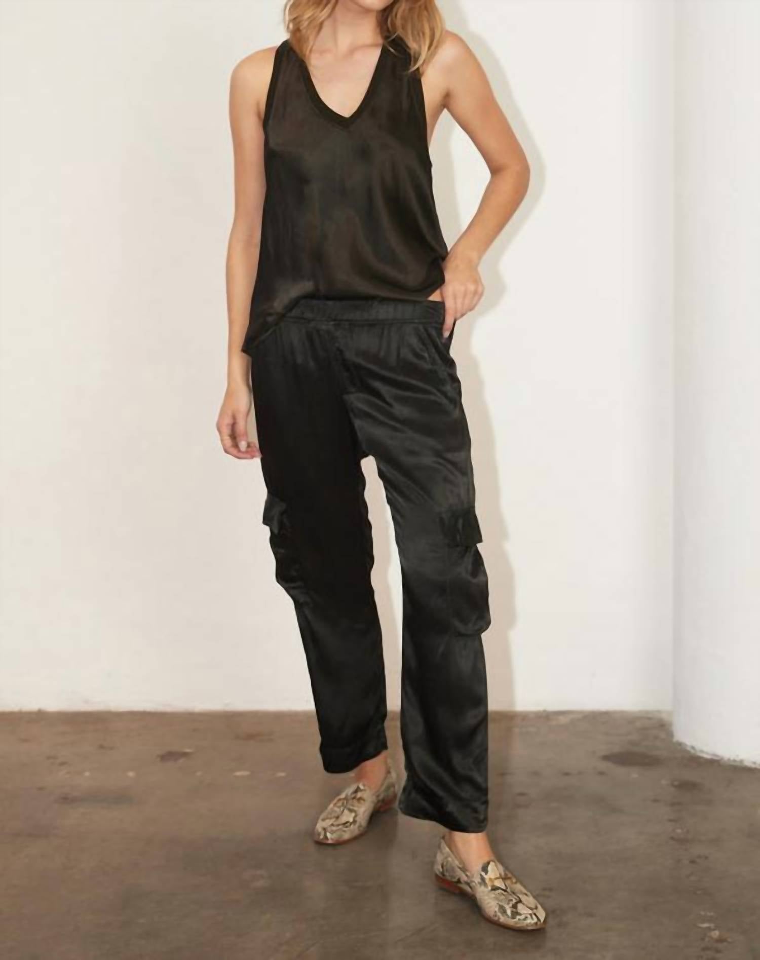 Lamade - Bridget Silky Racer Tank