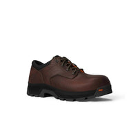 Timberland Men's Comp-toe Titan Ev Ex Oxford Anti-tatigue Work Shoe in brown - men's shoe - detail view