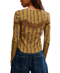 Free People - Lets Party Cardi Top