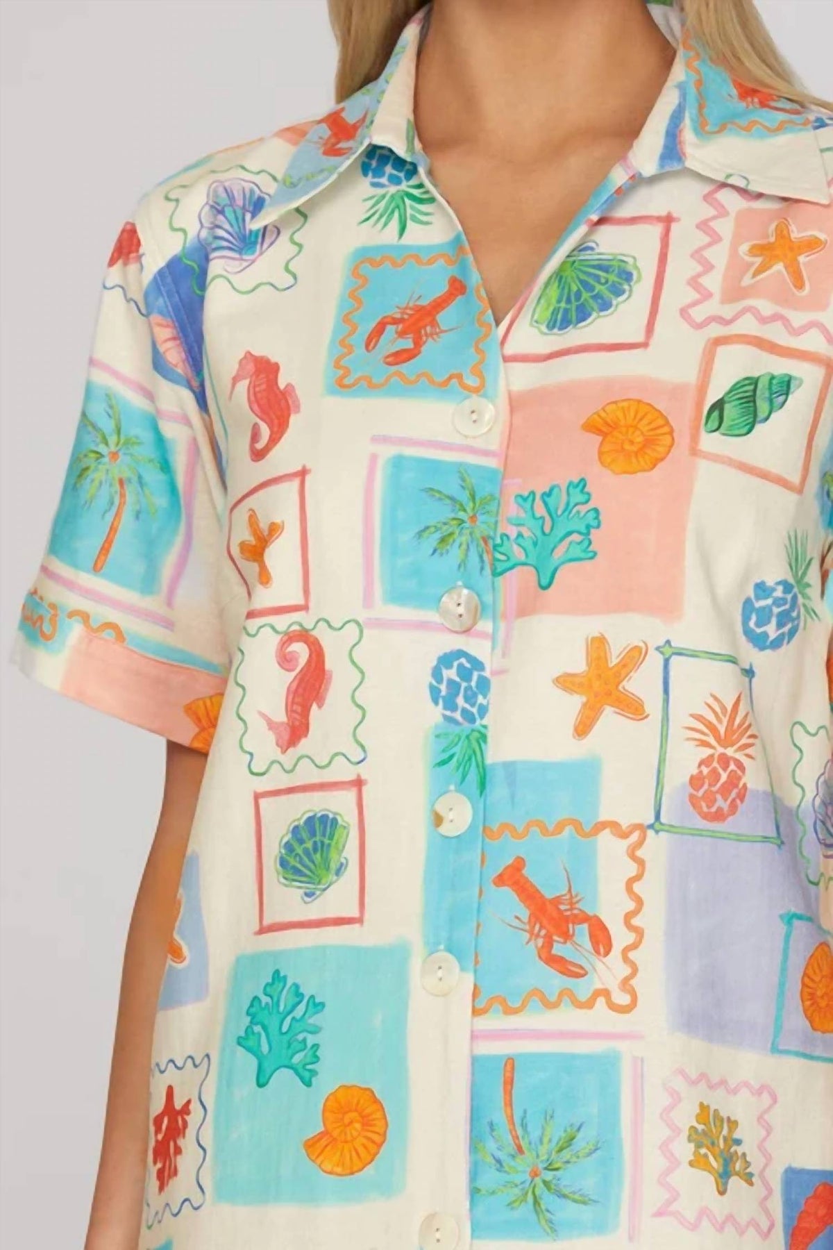 She + Sky - By The Sea Polo Mini Dress