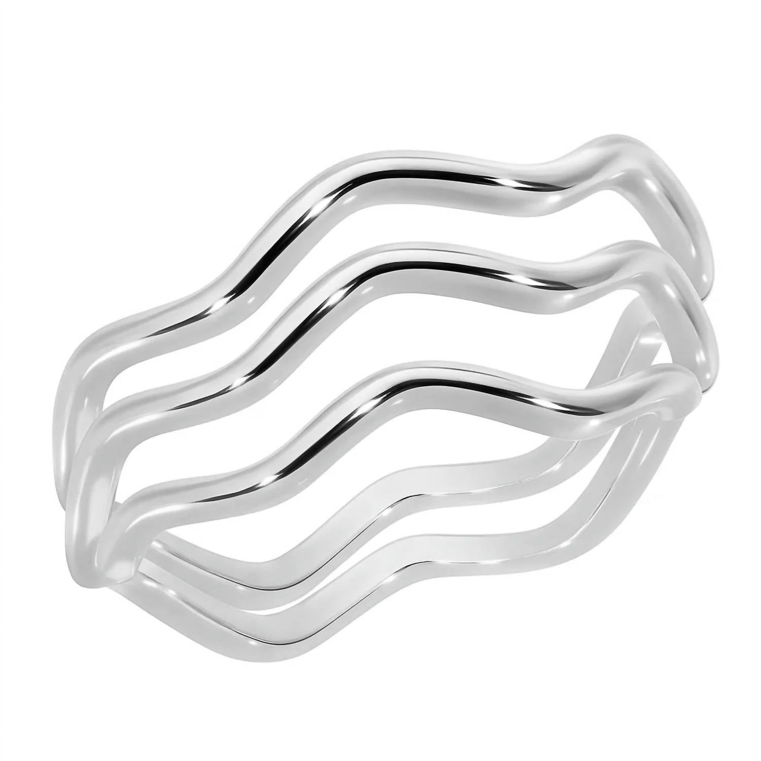 Eklexic - Super Thin Wavy Ring