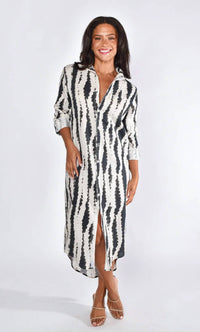 Emily Phillips - Linen Girlfriend Midi Dress