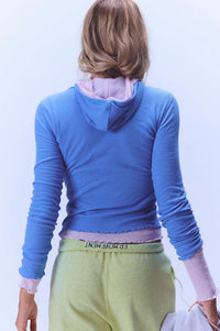 fp movement Breathe Easy Long Sleeve Top in riviera blue - women's long sleeve top - alternate view