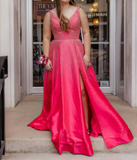 Sherri Hill Women's Prom Dress in fuchsia - women's dress