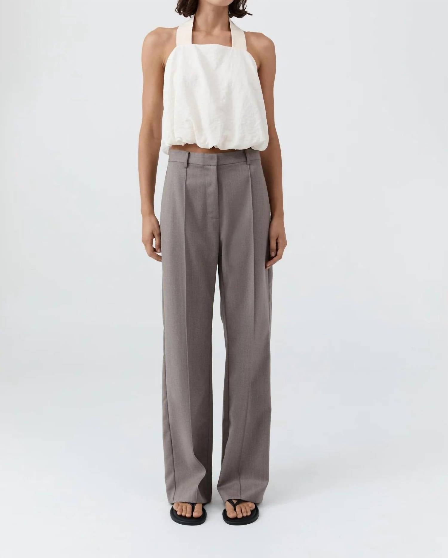 St. Agni - Cloud Twist Halter Top