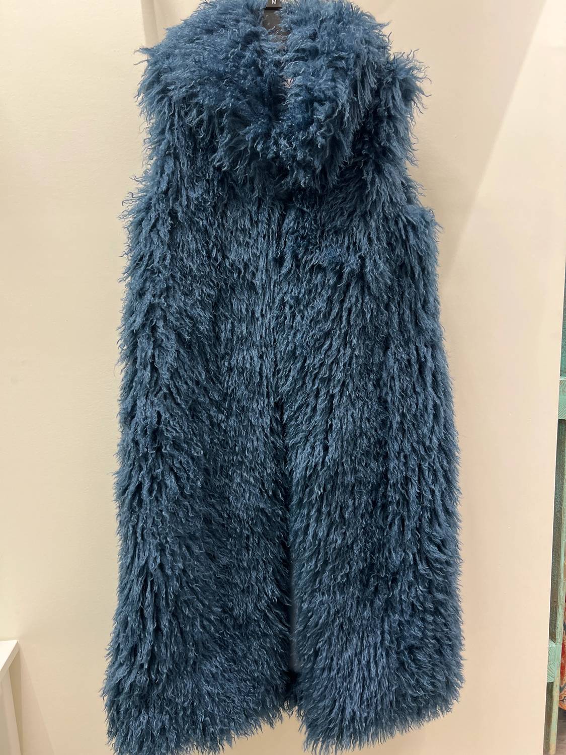 Wonderful & Young - Women's Mongolian Fur Long Vest