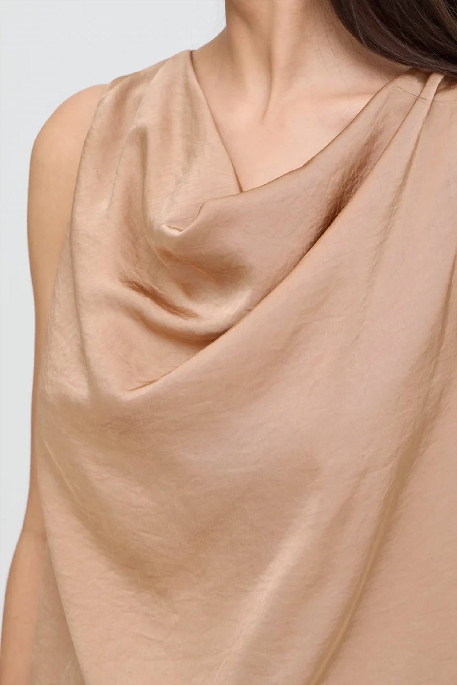 B.Young - Dacanna Drape Tank Top