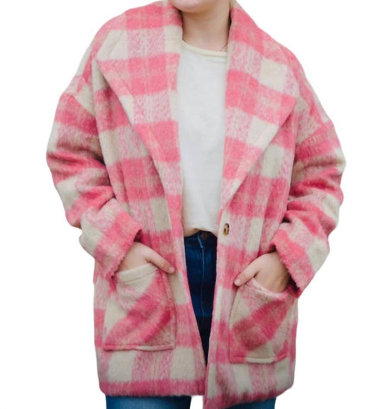 Mudpie - Boston Plaid Coat