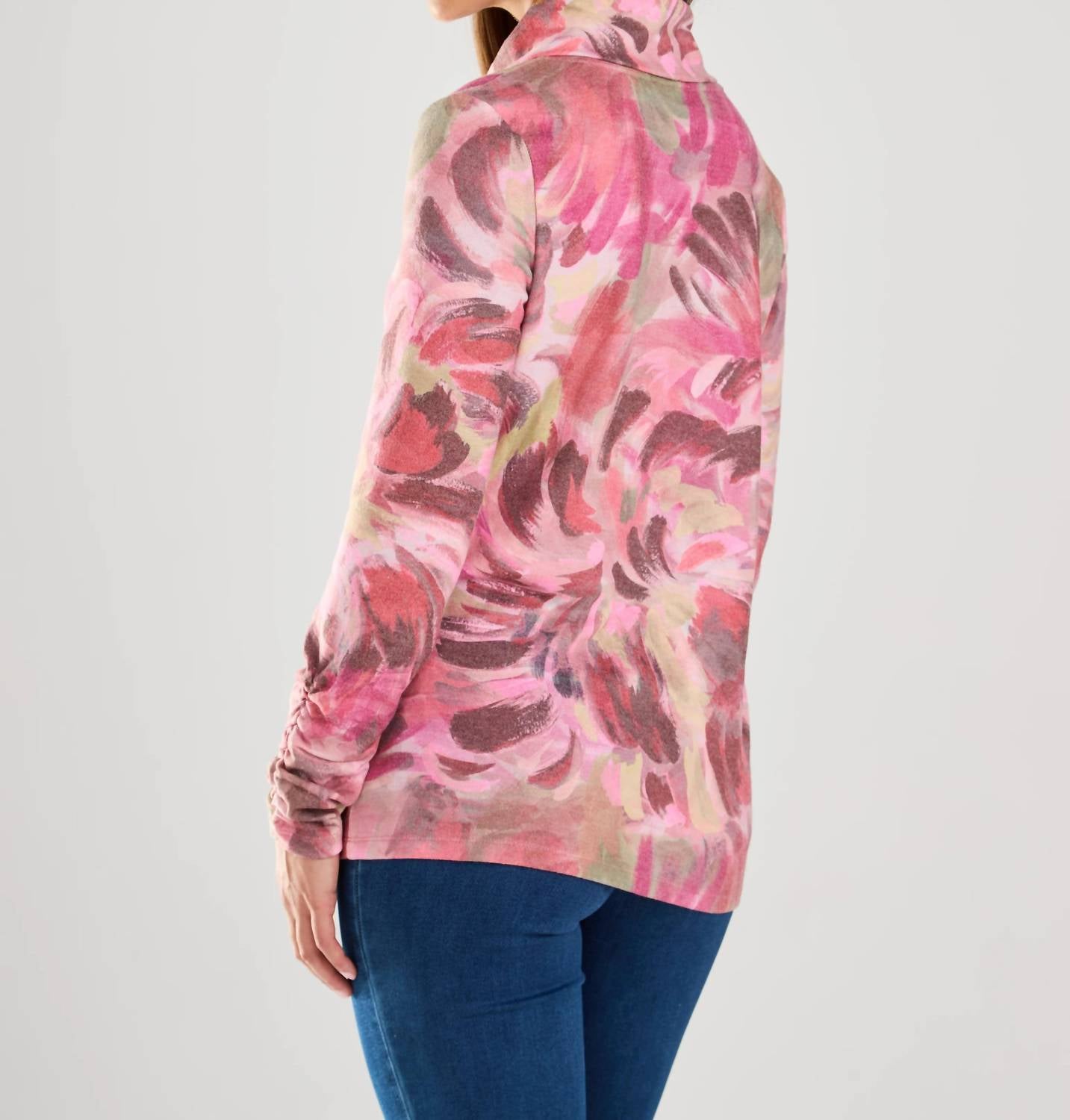 Fdj - Lene Long Sleeve Cowl Neck Top