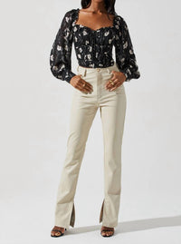 Astr - Amber Puff Sleeve Top