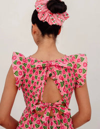 Pink City Prints - David Bowie Midi Dress