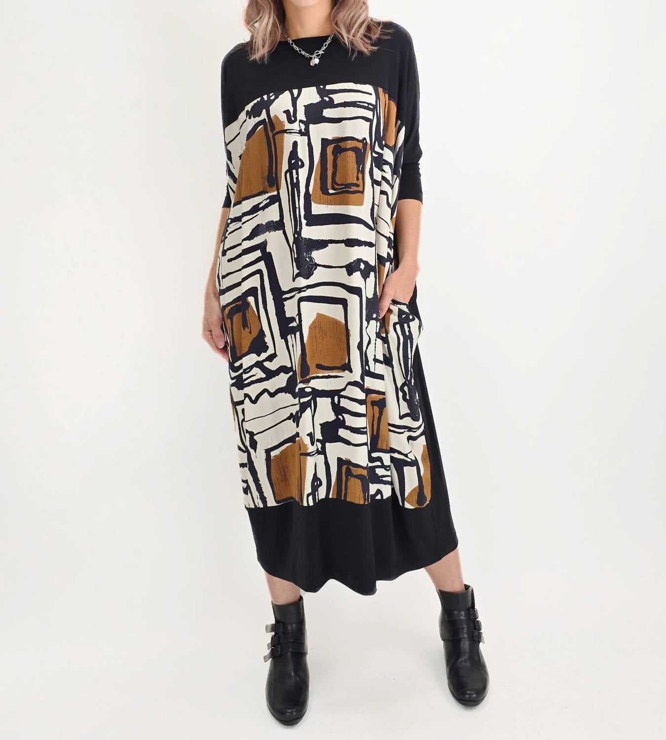Ic Collection - Scarf Midi Dress